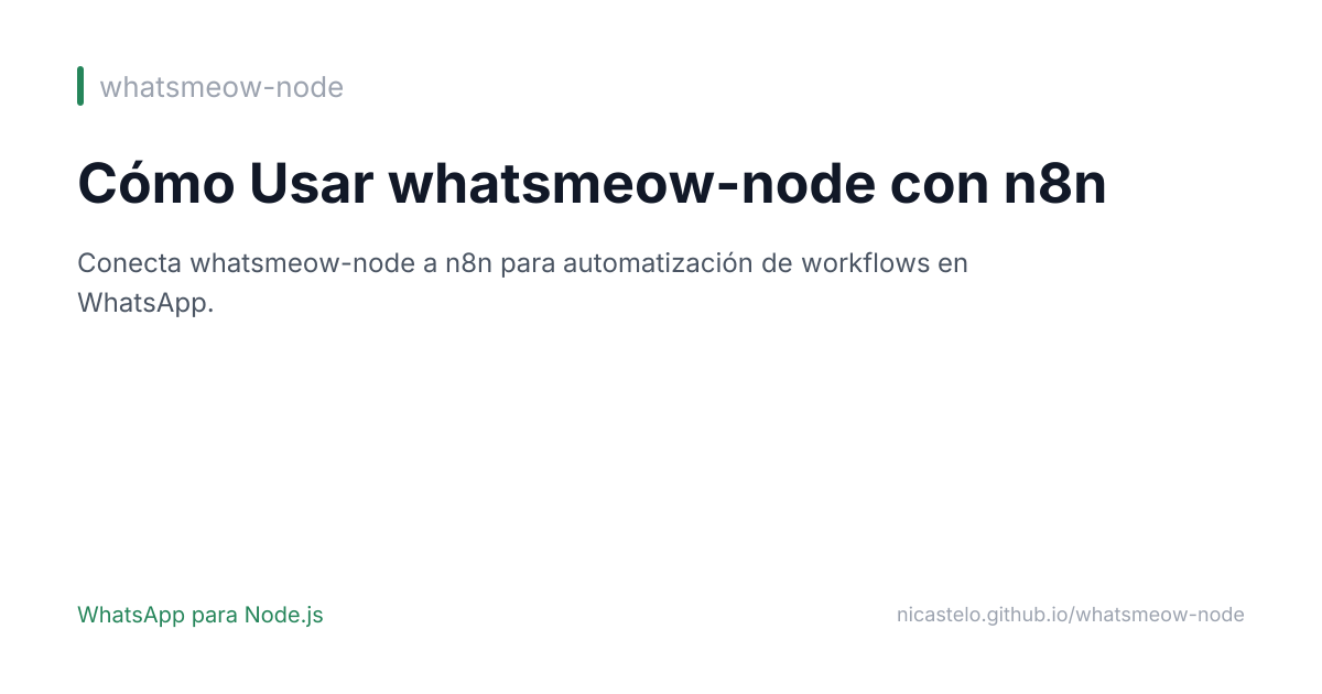 Integración con n8n