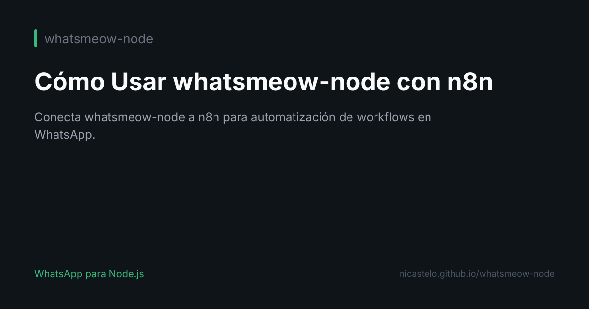 Integración con n8n