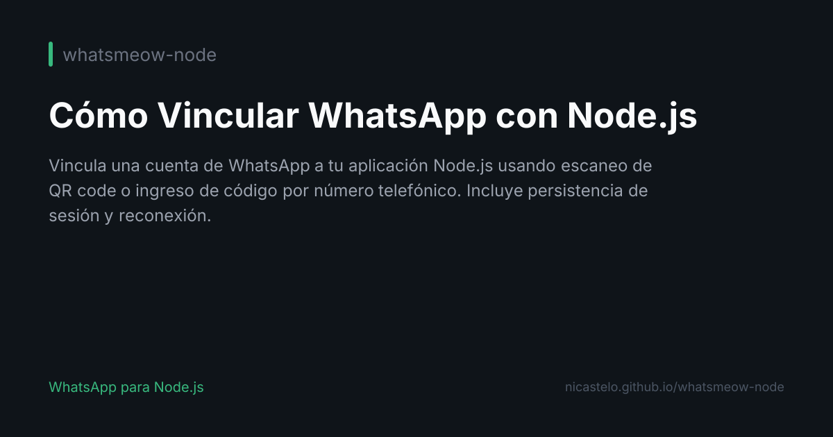 Vincular WhatsApp