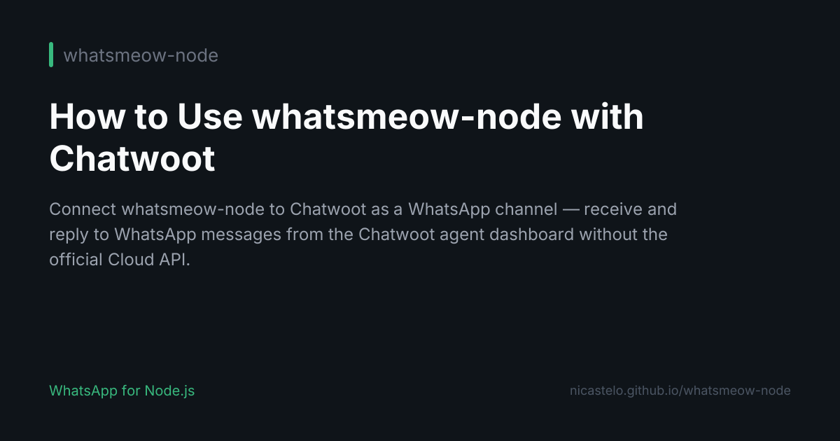 Chatwoot Integration