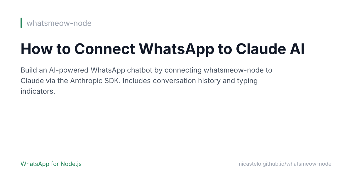 Connect to Claude AI
