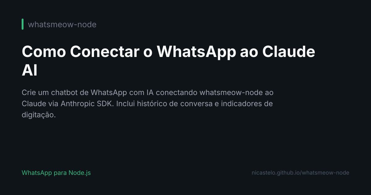 Conectar ao Claude AI