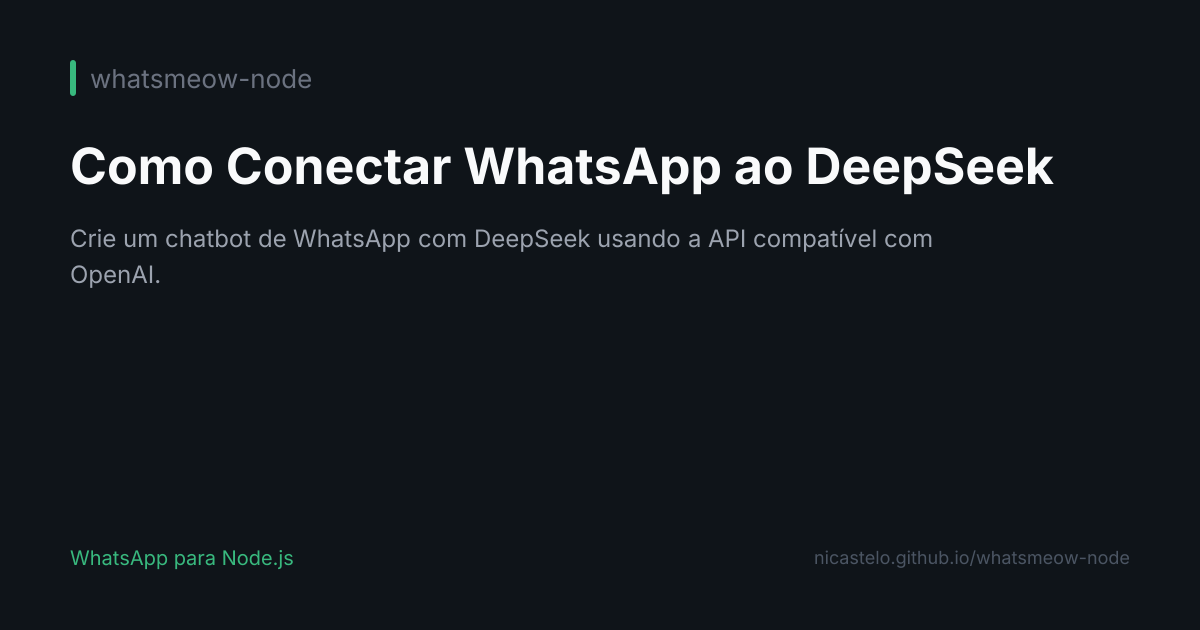 Conectar ao DeepSeek